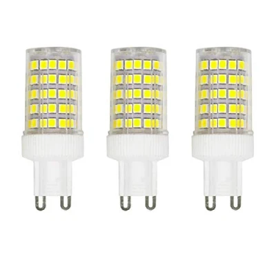 Bild av WULUN Set med 3 LED lampor G9 10W halogen motsvarande 150 W, 86 LED, 1 000 Lm, 360 strålvinkel, ultraljus, AC220 240 V, dimbar, kall vit 6 500 K