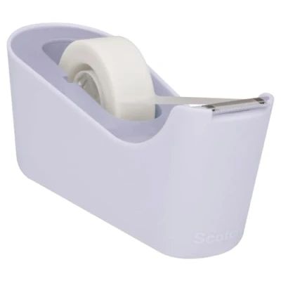 Bild av Scotch tejpdispenser C18, lila + Magic osynlig tejp, 19 mm x 33 m, 1 rulle/förpackning