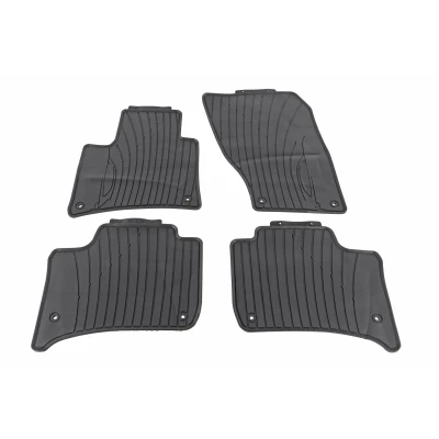 Bild av VAICO V45 0236 Ensemble de tapis sol Caoutchouc avant et arrière 4 noir Sur mesure PORSCHE: Cayenne