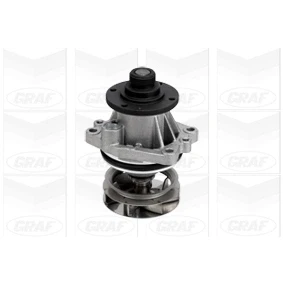 Bild av GRAF PA432A Pompe à eau avec bague d&#039;étanchéité mécanique Tôle d&#039;acier pour système dentrainement courroie trapézoïdale nervures BMW: 3 Touring