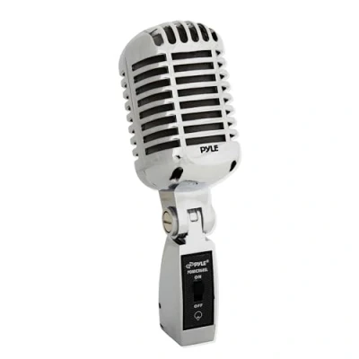 Bild av Pyle PDMICR68SL scenmikrofon med silvertråd mikrofon Mikrofoner (scenmikrofon/direktmikrofon, 51 DB, 50 15000 Hz, kardioid, tråd, 6,35 mm (1/4 tum))