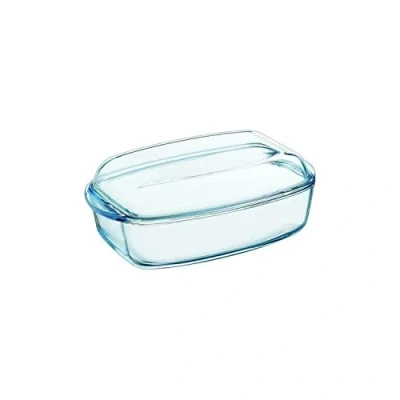 Bild av Pyrex 466000 gryta fyrkantig, glas, 2,4 l lock