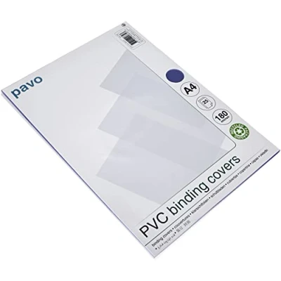Bild av PAVO A4 180 mikron PVC glasskydd klart (förpackning med 25)