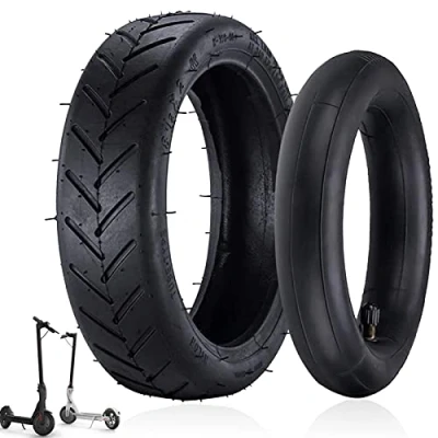Bild av Innerslang för däck med dubbel tjocklek, gummidäck elektrisk skoter, 21 cm ersättningsdäck Xiaomi M365, andra (8,5 tum) universella uppblåsbara slangar (set inner &amp; ytterslang)