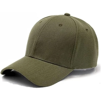 Bild av ASD Accessories herr dam baseball klassiska kepsar, män kvinnor unisex justerbara basebollkepsar, Olivgrön, one size