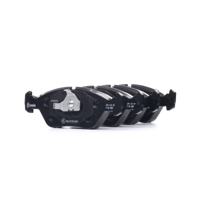Bild av BREMBO P 06 008 Jeu de plaquettes frein préparé pour indicateur d&#039;usure avec clip piston sans accessoires BMW: 5 Berline, 6 Coupe, 3 Berline