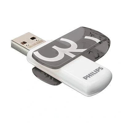 Bild av Philips Vivid Edition High Speed 2.0 USB minne 32 GB med vridbart lock för PC, bärbar dator, datalagring, läshastighet upp till 23 MB/s