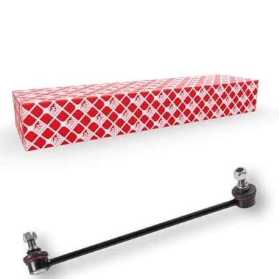 Bild av febi BILSTEIN 34657 Biellette de barre stabilisatrice Essieu avant gauche 322 M12 x 1,25 Plus avec écrou autobloquant Acier noir