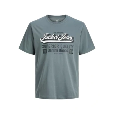 Bild av JACK &amp; JONES Jjelogo Tee Ss Oneck 2 Col Aw25 Noos Pls plus size
