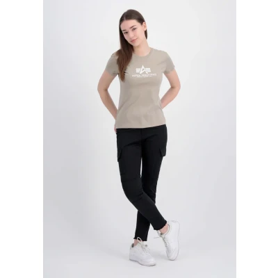 Bild av Alpha Industries New Basic T shirt för damer Vintage Sand