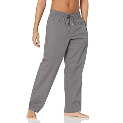 Bild av Amazon Essentials Men&#039;s Vävd pyjamasbyxa rak passform, Grå, M