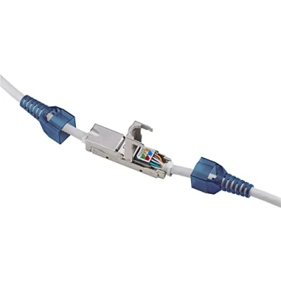 Bild av Pro toolless cable connector CAT 6A STP shielded Silver