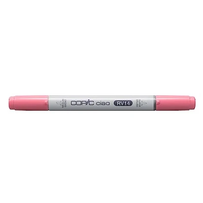 Bild av COPIC Ciao märkpenna typ RV 14, begonia rosa, mångsidig layoutmärkpenna med en medelbred och penselspets