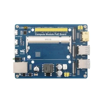 Bild av Waveshare Power Over Ethernet PoE Board, Compatible with Raspberry Pi Compute Module CM3/CM3L/CM3+/CM3+L