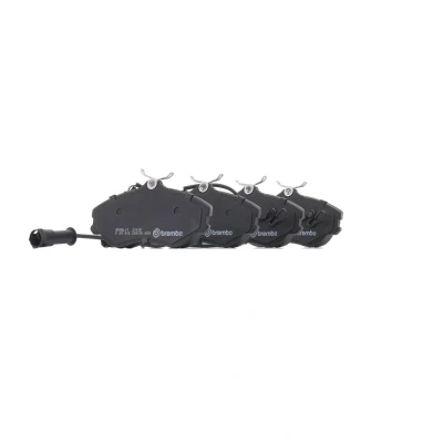 Bild av BREMBO P 85 018 Jeu de plaquettes frein contact signal d&#039;usure inclus avec vis d&#039;étrier sans accessoires AUDI: Coupe B3, 80 B4 Berline