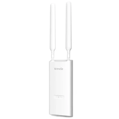 Bild av Tenda OAP1200 extern åtkomstpunkt AC1200 dubbelband, inomhus/utomhus åtkomstpunkt, 1 200 Mbps, IP65, MU MIMO, OFDMA, sömlös roaming, upp till 256 enheter, PoE 802.3af och passiv