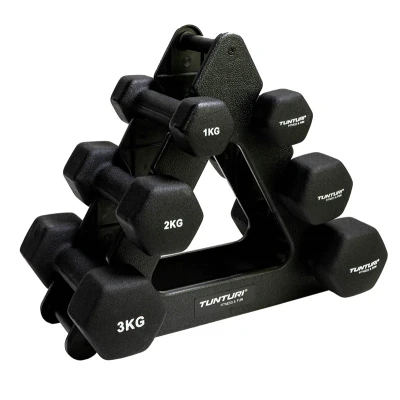 Bild av Tunturi Neopren dumbbell stand w. dumbbells