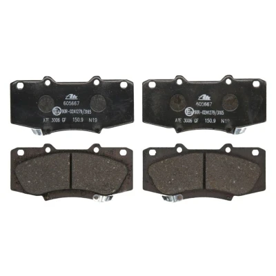 Bild av ATE 13.0460 5667.2 Jeu de plaquettes frein avec indicateur d&#039;usure TOYOTA: HILUX 3 Pick up, Pritsche/Fahrgestell (KUN1, TGN3, TGN2, TGN1,