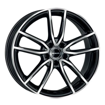 Bild av MAK Evo Black Polished 9x20 5/112 ET28 B66.6