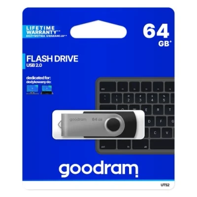 Bild av GOODRAM memory USB UTS2 64GB 2.0 Black minne