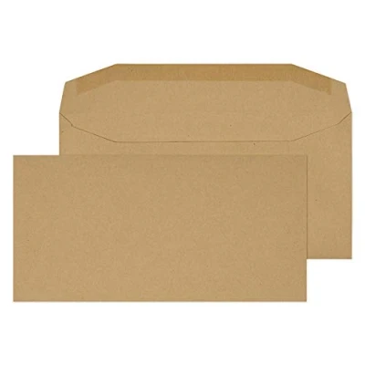 Bild av Blake Purely Everyday DL 110 x 220 mm 80 gsm gummerat brevkuvert (13780) Manilla förpackning med 1 000