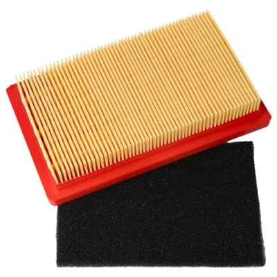 Bild av vhbw Filterset (1x förfilter, 1x luftfilter) kompatibel med Viking MB 2 RC, 4 RT, RV gräsklippare 14,5 x 8,5 2,8 cm svart/orange