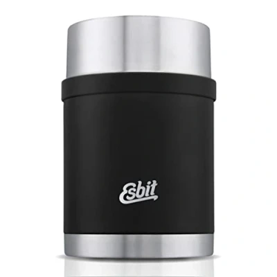 Bild av Esbit matkanna skulptur rostfritt stål BPA svart, silver, grön 0,75 L och 1 varm kall mat soppa lunch