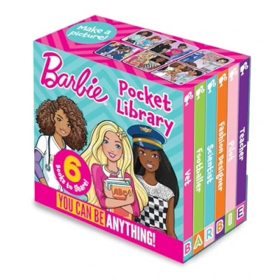 Bild av Barbie Pocket Library: You Can Be Anything! A collection of 6 inspiring illustrated board books, perfect for young fans to enjoy