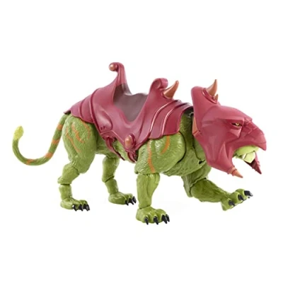 Bild av Masters of the Universe GYV18 Masterverse Battle Cat, ca 35 cm hög MOTU figur för lek och samlande, barn från 6 år samlare i alla åldrar