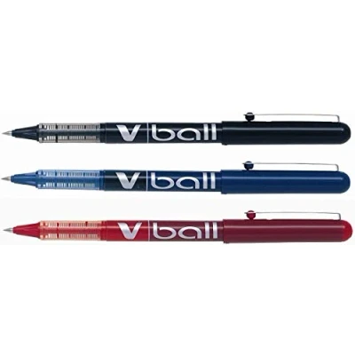 Bild av Pilot V Ball kulspetspenna med flytande bläck 0,5 mm 3 stycken blandade färger