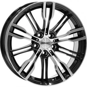 Bild av Monaco GP8 Gloss Black Polished 8x19 5/120 ET20 B72.6