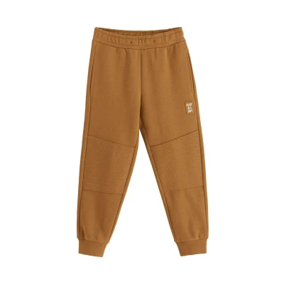 Bild av Lindex Joggers Reinforced Knees Träningsbyxor för barn, Storlek: 128, Light dusty brown