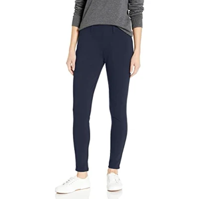 Bild av Amazon Essentials dam pull on stickad jegging (finns i plusstorlek), marinblå, X Large lång