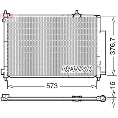 Bild av DENSO DCN40031 Condenseur De Clim avec déshydrateur R 134a HONDA: CR V 2