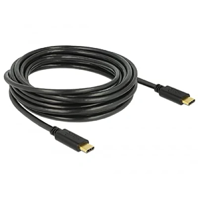 Bild av DELOCK kabel USB 2.0 C &gt; 4,0 m 3 A svart