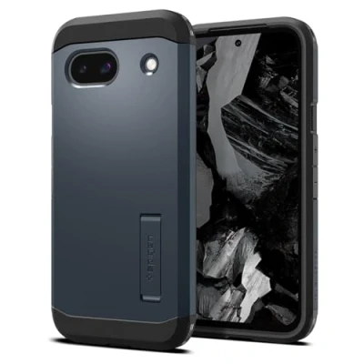 Bild av Spigen Tough Armor Case kompatibel med Google Pixel 8a Skal Fodral Metal Slate