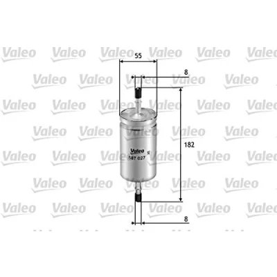 Bild av VALEO 587027 Filtre à Carburant de conduite 8 FORD: FOCUS Mk1 Break, 3 Turnier, 3, MAZDA: 5 portes, VOLVO: V50