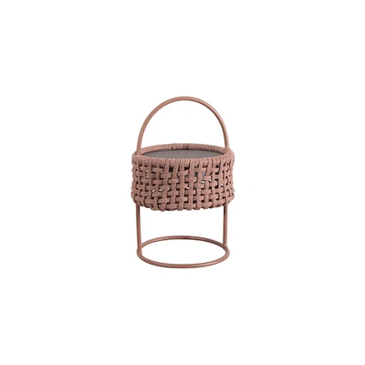 Bild av Cane line Illusion Lamp Golvlampa Soft Rope Taupe H53 x Ø51 cm
