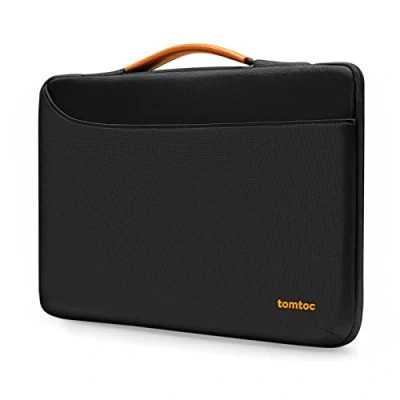 Bild av tomtoc 360 fodral för 14 tums ny MacBook Pro M4/M3/M2/M1 Pro/Max A2992 A2918 A2779 A2442 2024 2021, 12,9&quot; iPad med tangentbord, vattenavvisande väska bärbar dator Laptop Sleeve Portfölj