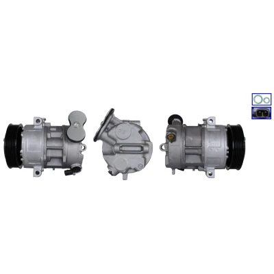 Bild av LUCAS ACP01269 Compresseur De Climatisation PAG 46 YF R 134a, 1234yf avec joints TOYOTA: Yaris III 3/5 portes, OPEL: Corsa E portes