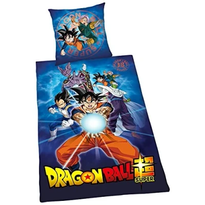Bild av Herding DRAGONBALL SUPER påslakanset, påslakan 135 x 200 cm, örngott 80 bomull/Renforcé