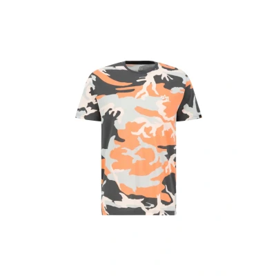Bild av Alpha Industries Backprint camo Tshirt med print, Storlek: XL, Orange grey