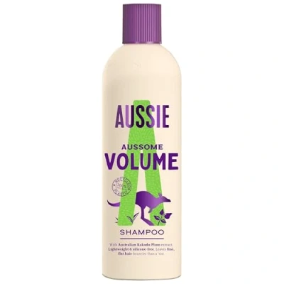 Bild av Aussie Aussome Volume Schampo 300ml, Ger Volym För Fint, Platt Hår Som Behöver Ett Lyft