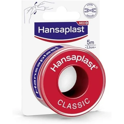 Bild av Hansaplast Classic Fixeringstejp 5m x 2,5 cm 1 st