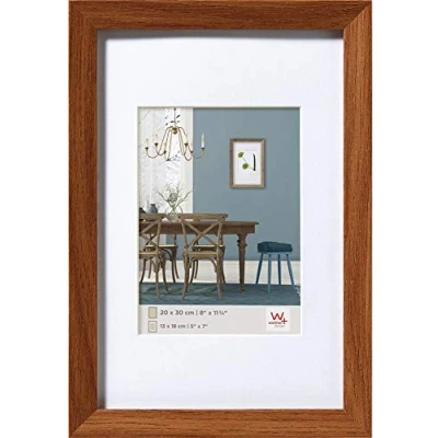 Bild av walther design tavelram mörk ek 20 x 30 cm med passepartout, Fiorito träram EF030P