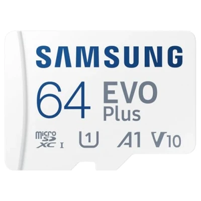 Bild av Samsung Evo plus 64 GB microSD SDXC U1 klass 10 A1 minneskort 130 MB/S adapter 2021