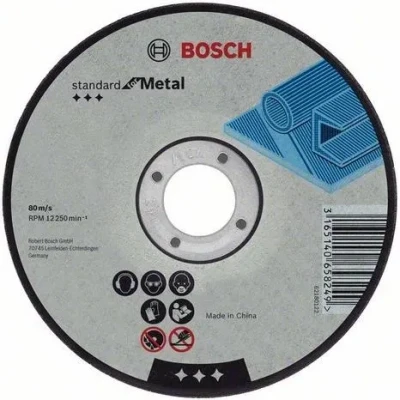 Bild av Bosch Rak kapskiva, Standard for Metal A 60 T BF, 115 mm, 22,23 1,6 mm
