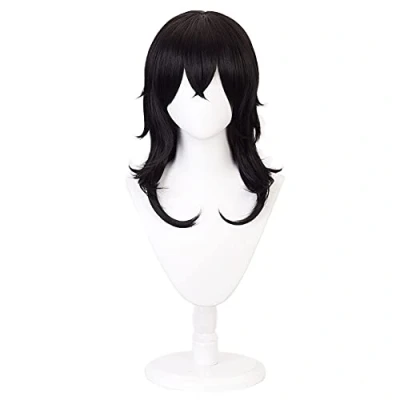 Bild av HIROAKIYA EraserHead Shota Aizawa Wig, MHA My Hero Academia Cosplay Wig with Cap