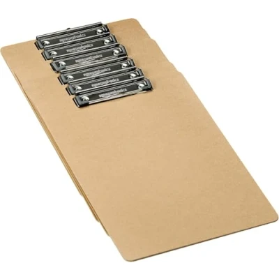 Bild av Amazon Basics klämbräda för hårdplatta 6 pack, brun