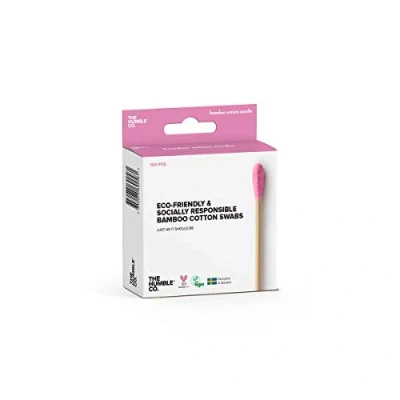 Bild av HUMBLE_Bamboo Ear Sticks 100pcs pink